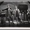 Jack Fletcher, Robert Preston, and Bob Kaliban in the stage production Ben Franklin in Paris