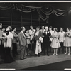 Paula Wayne, Marsha Levant, Christopher Walken, Glenn Walken, Edwin Cooper, Karin Wolfe, Edmund Gaynes and Liza Minnelli in the 1963 Off-Broadway revival of Best Foot Forward
