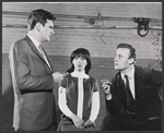 Kenneth Mars, Madlyn Rhue (who dropped out during tryouts), and Edward Woodward in rehearsal for the stage production The Best Laid Plans