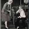 Polly Rowles and Marian Hailey in the stage production The Best Laid Plans