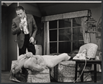 Edward Woodward and Marian Hailey in the stage production The Best Laid Plans