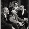 Kathleen Maguire, Frank Lovejoy [right] and unidentified others in the touring stage production The Best Man
