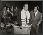 Tom Aldredge, Eva Stern, Ford Rainey, Gina Petrushka, and unidentified actors (in foreground) in the stage production Between Two Thieves