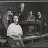 Tom Aldredge, Ann Williams, Ford Rainey, Gina Petrushka, and unidentified actor in the stage production Between Two Thieves