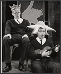 Alan Bennett and Dudley Moore in the stage revue Beyond the Fringe