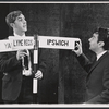 Peter Cook and Dudley Moore in the stage revue Beyond the Fringe