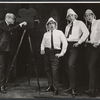 Alan Bennett, Dudley Moore, Peter Cook and Jonathan Miller in the stage production Beyond the Fringe