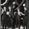 William Christopher, Paxton Whitehead, Patrick Carter and Patrick Horgan in the 1963 tour of the stage production Beyond the Fringe