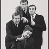Don Cullen, James Valentine, Joel Fabiani and Robert Cessna in the stage production Beyond the Fringe '65.