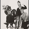 Robert Cessna, Joel Fabiani, James Valentine and Don Cullen in the stage production Beyond the Fringe '65.