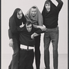 Robert Cessna, Joel Fabiani, Don Cullen and James Valentine in the stage production Beyond the Fringe '65.