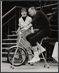 Lois Smith and Franchot Tone in the stage production Bicycle Ride to Nevada