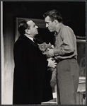 Martin Gabel and Jason Robards Jr. in the stage production Big Fish, Little Fish