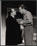 Martin Gabel and Jason Robards in the stage production Big Fish, Little Fish