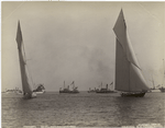Vigilant [and] Valkyrie [at] the start, October 11, 1893.