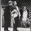Michael Crawford, Donald Madden and Lynn Redgrave in the stage production Black Comedy/White Lies