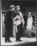 Michael Crawford, Donald Madden and Lynn Redgrave in the stage production Black Comedy/White Lies