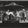 Donald Madden, Geraldine Page, Michael Crawford, Lynn Redgrave and Peter Bull in the stage production Black Comedy/White Lies