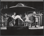 Donald Madden, Geraldine Page, Michael Crawford, Lynn Redgrave and Peter Bull in the stage production Black Comedy/White Lies