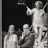 Donald Madden, Geraldine Page and unidentified in the stage production Black Comedy/White Lies