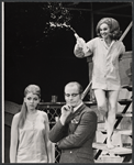 Donald Madden, Geraldine Page and unidentified in the stage production Black Comedy/White Lies