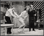 Michael Crawford, Geraldine Page and Donald Madden in the stage production Black Comedy/White Lies