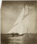 English cutter Galatea winning the race at Harwich, June 9, 1886.