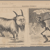 The scape-goat now on exhibition in Washington.  Richmond newsboy announcing the rebel success!!!