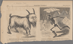 The scape-goat now on exhibition in Washington.  Richmond newsboy announcing the rebel success!!!