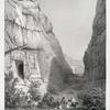 Tombeaux avec une inscription grecque (Petra).