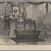 The remains of the late Governor Stephens lying in state.--From a sketch by Horace Bradley.