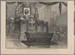 The remains of the late Governor Stephens lying in state