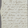 Autograph letter unsigned to Lord Byron, ? February 1820