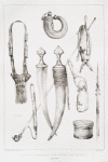 Armes and ustensiles des Arabes du désert (Arabie Petrée).