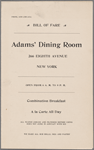 Adams' Dining Room