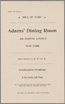 Adams' Dining Room