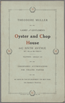 Theodore Muller Ladies' and Gentlemen's Oyster and Chop House