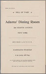 Adams' Dining Room