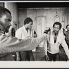 Kirk Young, Paul Benjamin, Kain and unidentified in the stage production The Black Terror