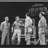 Darren McGavin, Peter Fonda, Hy Anzell and Robert Weil in the stage production Blood, Sweat and Stanley Poole