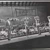 Jack Warden and unidentified actresses in the stage production The Body Beautiful