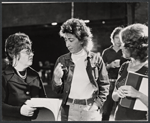 Charlotte Rae, Julie Bovasso, Madeline Kahn and unidentified in rehearsal for the stage production Boom Boom Room