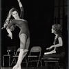 Mary Woronov and Madeline Kahn in rehearsal for the stage production Boom Boom Room