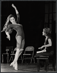 Mary Woronov and Madeline Kahn in rehearsal for the stage production Boom Boom Room
