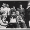 Ted LePlat, Matthew Tobin, Leon Russom, Harold Scott, Christopher Bernau [left] and unidentified others in the replacement cast of The Boys in the Band
