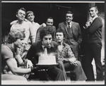 Ted LePlat, Matthew Tobin, Leon Russom, Harold Scott, Christopher Bernau [left] and unidentified others in the replacement cast of The Boys in the Band