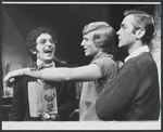 Ted LePlat [center] and unidentified others in the replacement cast of The Boys in the Band