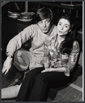 Gene Lindsey and Tovah Feldshuh in the stage production Brain Child