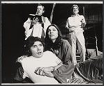 Everett McGill, Elaine Sulka, James J. Mapes and unidentified in the stage production Brothers