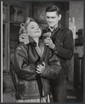 Replacement actors Barbara Baxley and Dick York in the stage production Bus Stop